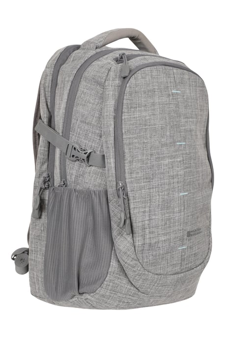 'Vic' Unisex Laptop Bag with Multiple Pockets Everyday Travel Backpack Grey - Image 1