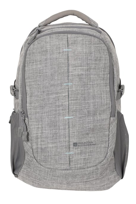 'Vic' Unisex Laptop Bag with Multiple Pockets Everyday Travel Backpack Grey - Image 2