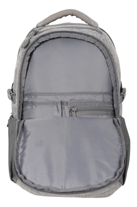 'Vic' Unisex Laptop Bag with Multiple Pockets Everyday Travel Backpack Grey - Image 5