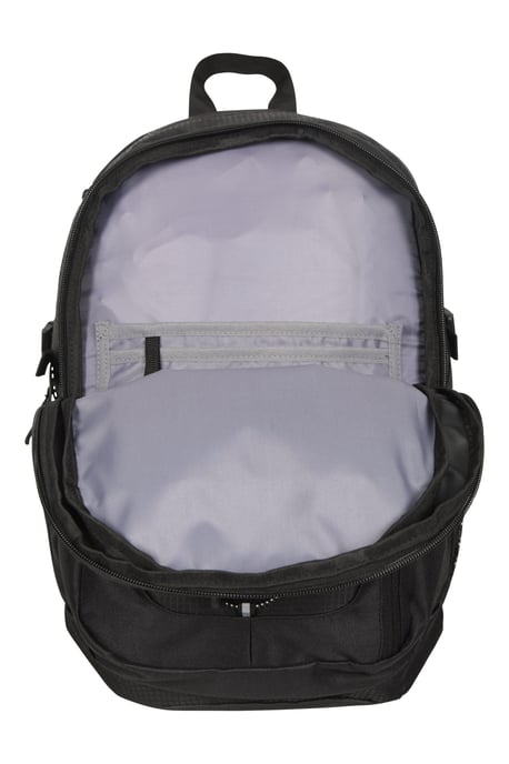 'Peregrine' Backpack with Pockets & Hip Belt Ripstop Fabric Hiking Gym Daypack Black - Image 5