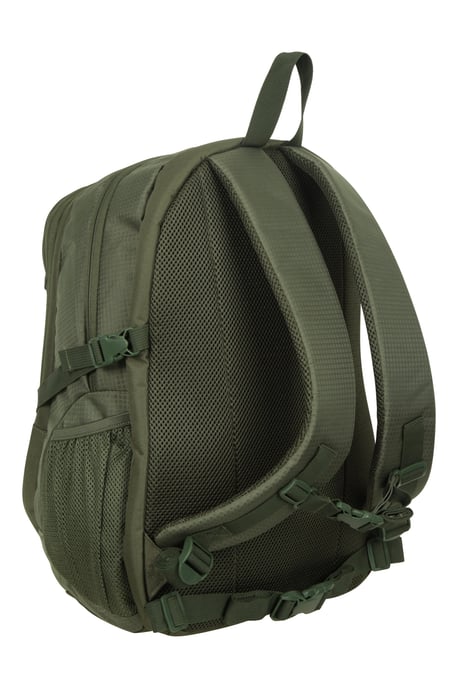 'Peregrine' Backpack with Pockets & Hip Belt Ripstop Fabric Hiking Gym Daypack Green - Image 4