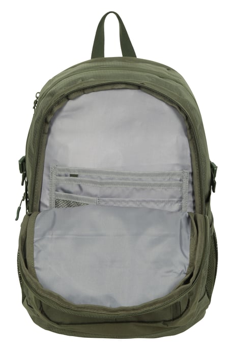 'Peregrine' Backpack with Pockets & Hip Belt Ripstop Fabric Hiking Gym Daypack Green - Image 6