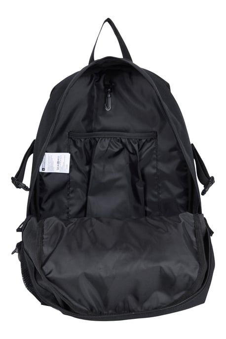 'Bolt' Unisex Backpack with Multiple Pockets Ripstop Fabric Everyday Rucksack Black - Image 5