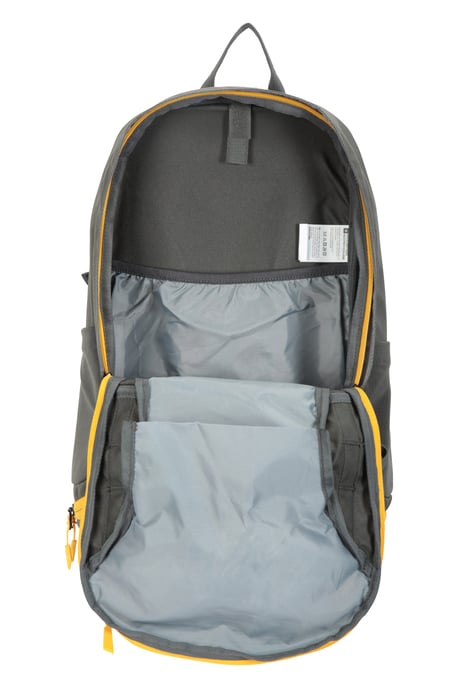 'Pace' Rucksack with Bottle Pockets & Chest Hip Straps Everyday Work Backpack Grey - Image 4