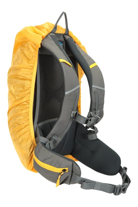 'Pace' Rucksack with Bottle Pockets & Chest Hip Straps Everyday Work Backpack Grey - Image 6