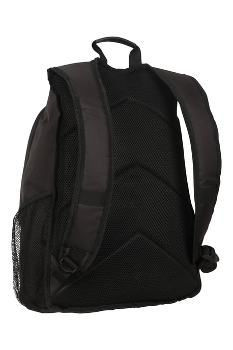 'Fawkes' Rucksack with Multiple Pockets Adjustable Shoulder Straps Everyday Backpack Black - Image 3