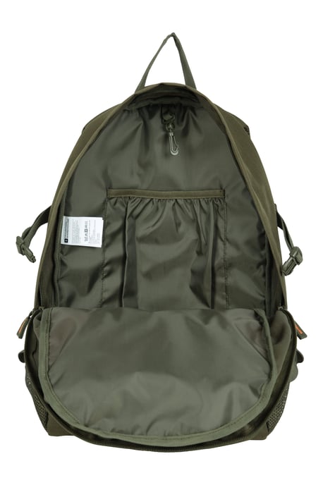 'Bolt' Unisex Backpack with Multiple Pockets Ripstop Fabric Everyday Rucksack Khaki - Image 5