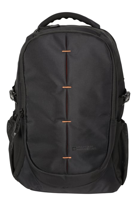 'Vic' Unisex Laptop Bag with Multiple Pockets Everyday Travel Backpack Black - Image 2