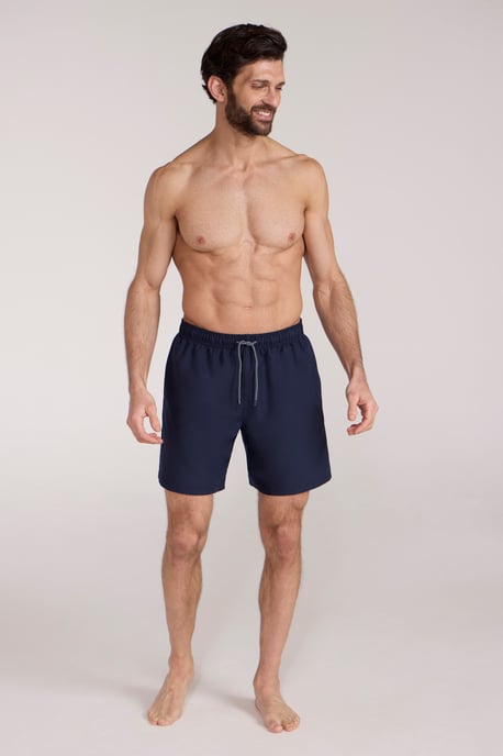 'Aruba' Men's Swim Shorts Quick Dry Drawcord Fastening Summer Holiday Swimwear Navy - Image 3