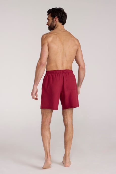 'Aruba' Men's Swim Shorts Quick Dry Drawcord Fastening Summer Holiday Swimwear Burgundy - Image 6