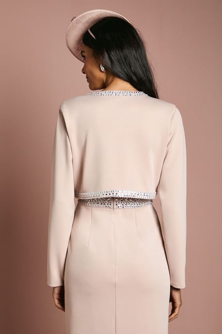 Embellished Ponte Jacket - Image 3