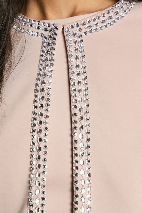 Embellished Ponte Jacket - Image 5