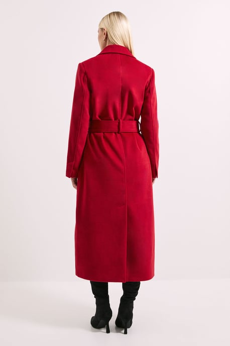 Belted Longline Midi Coat - Image 3