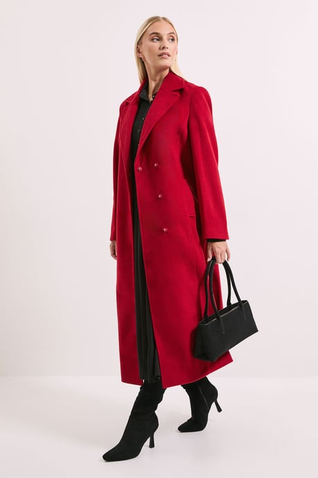 Belted Longline Midi Coat - Image 4