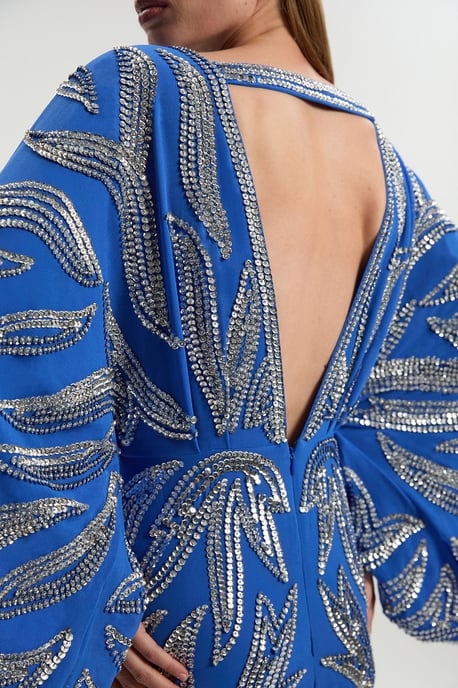Kimono Sleeve Embellished Maxi Dress - Image 5
