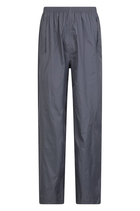 'Pakka' Men's Waterproof Rain Overtrousers with Pocket Breathable Everyday Pants Grey - Image 5