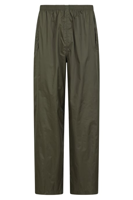 'Pakka' Men's Waterproof Rain Overtrousers with Pocket Breathable Everyday Pants Khaki - Image 5