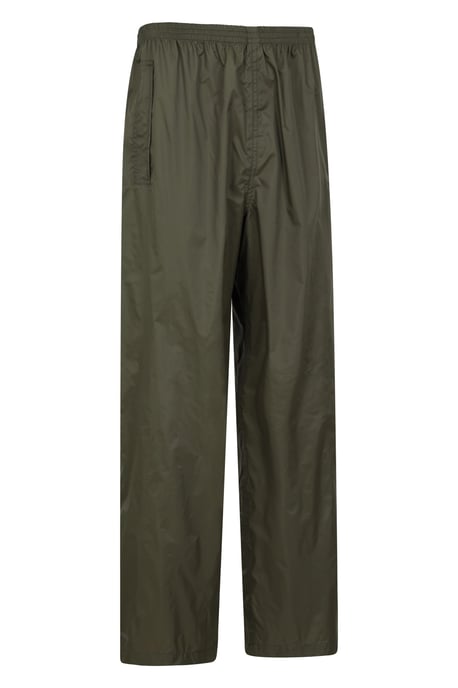 'Pakka' Men's Waterproof Rain Overtrousers with Pocket Breathable Everyday Pants Khaki - Image 6