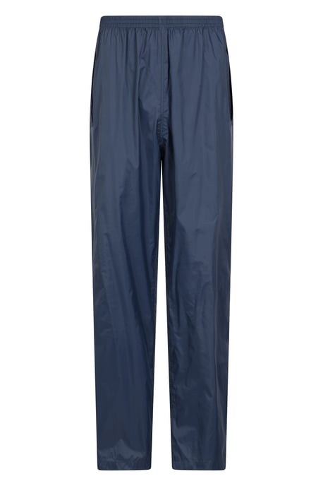 'Pakka' Men's Waterproof Rain Overtrousers with Pocket Breathable Everyday Pants Navy - Image 5