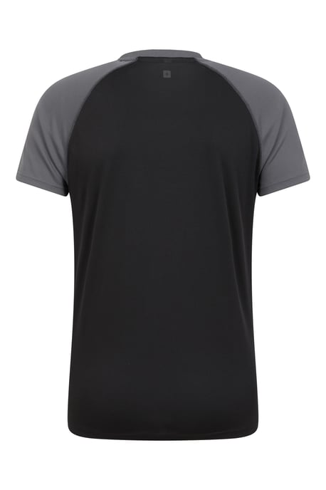 'Endurance' Men's T-Shirt Breathable Quick Dry UPF50 Sun Protection Tee Black - Image 3