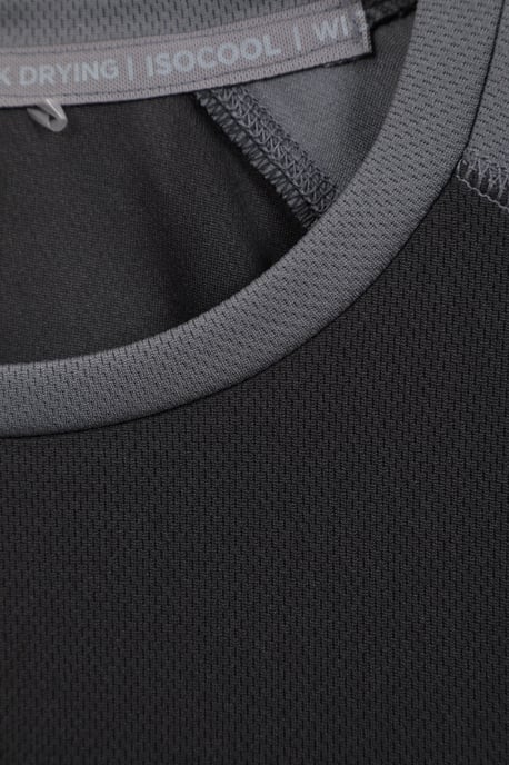 'Endurance' Men's T-Shirt Breathable Quick Dry UPF50 Sun Protection Tee Black - Image 5