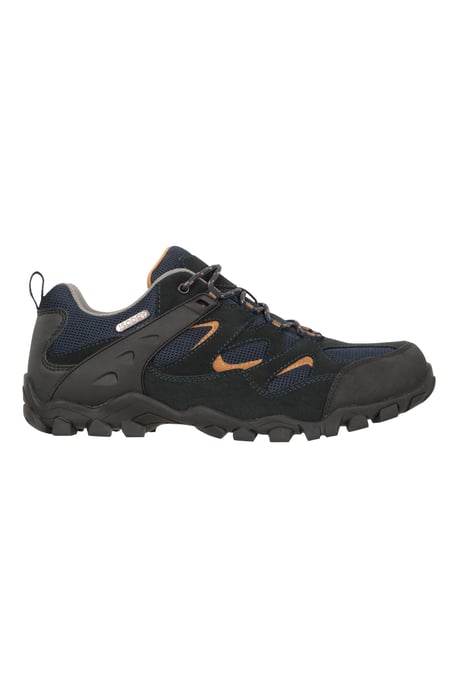 'Curlews' Men's Walking Shoes Rubber Outsole Waterproof Everyday Footwear Navy - Image 2
