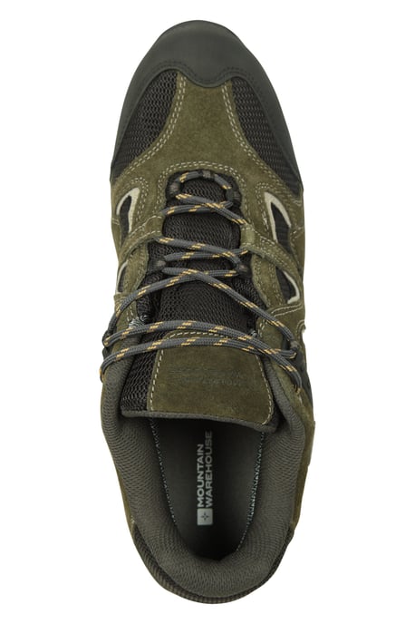 'Curlews' Men's Walking Shoes Rubber Outsole Waterproof Everyday Footwear Khaki - Image 6