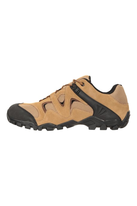 'Curlews' Men's Walking Shoes Rubber Outsole Waterproof Everyday Footwear Beige - Image 4