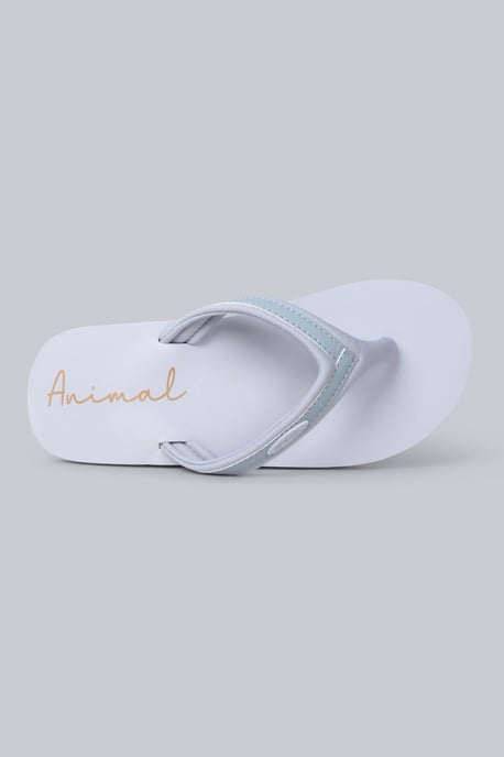'Swish' Women's Flip Flops with Soft Padded Upper Straps Comfy Slip-on Beach Sandals Grey - Image 2