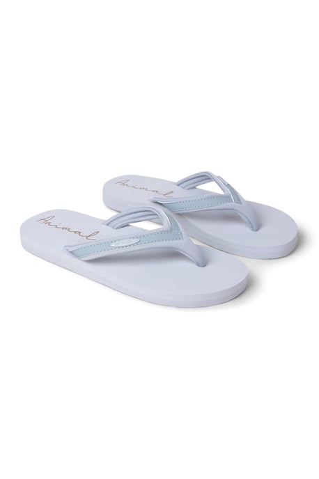'Swish' Women's Flip Flops with Soft Padded Upper Straps Comfy Slip-on Beach Sandals Grey - Image 6
