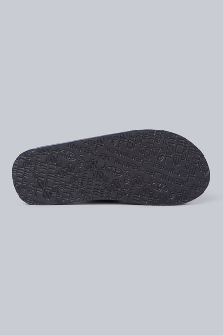 'Jekyl' Men's Flip Flops Lightweight Slip-on Sandals with Soft Padded Upper Straps Navy - Image 3