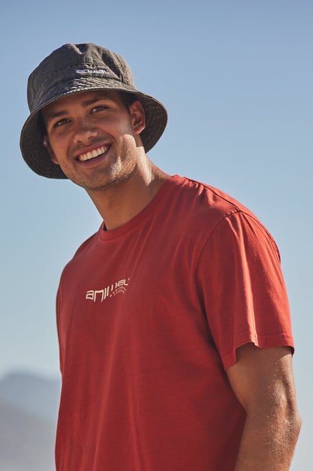 'Sean' Bucket Hat Cotton Breathable Summer Travel Cap Headwear Black - Image 1