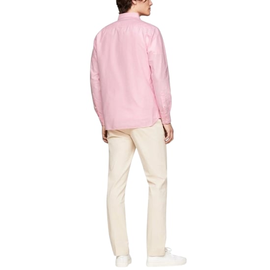 TOMMY HILFIGER Mens Shirts Slim Fit Oxford Long Sleeve Casual Cotton Formal Top - Image 2
