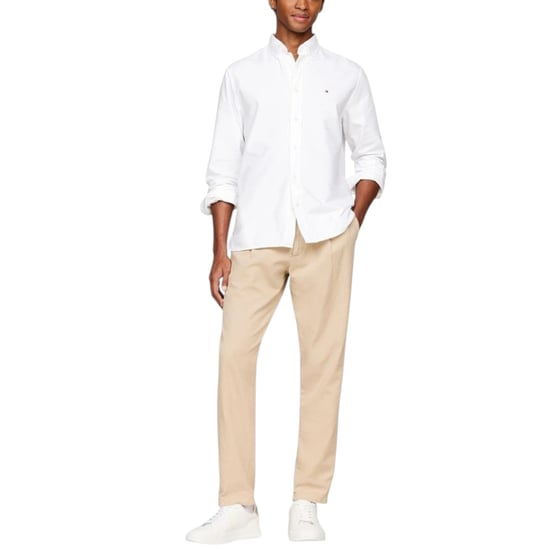 TOMMY HILFIGER Mens Shirts Slim Fit Oxford Long Sleeve Casual Cotton Formal Top - Image 3