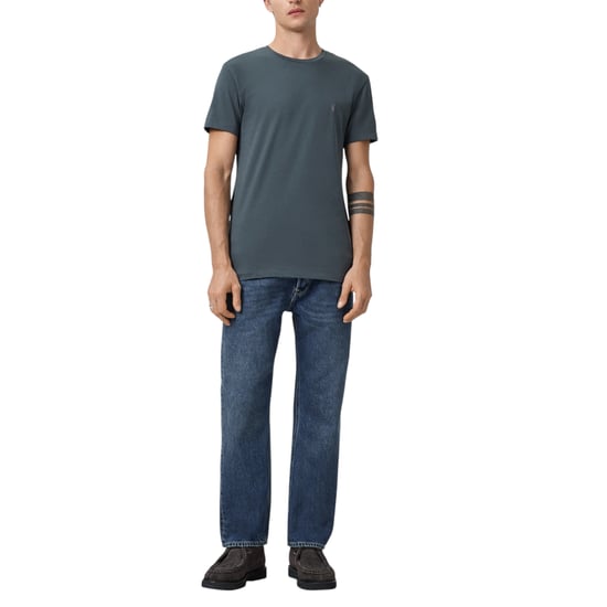All Saints Mens T Shirts Crew Neck Slim Short Sleeve Casual Summer Cotton Tee - Image 3