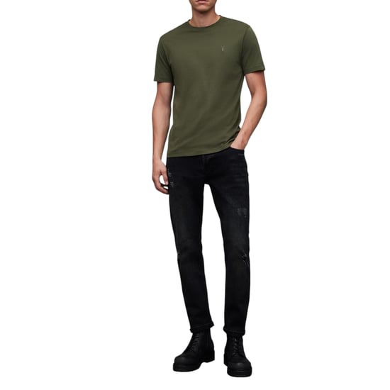 All Saints Mens T Shirts Crew Neck Slim Short Sleeve Casual Summer Cotton Tee - Image 4