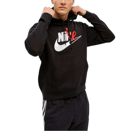 Nike Mens Hoodie Cut Logo Fleece Sportswear Pullover Sport Hooded Sweatshirt - Image 5