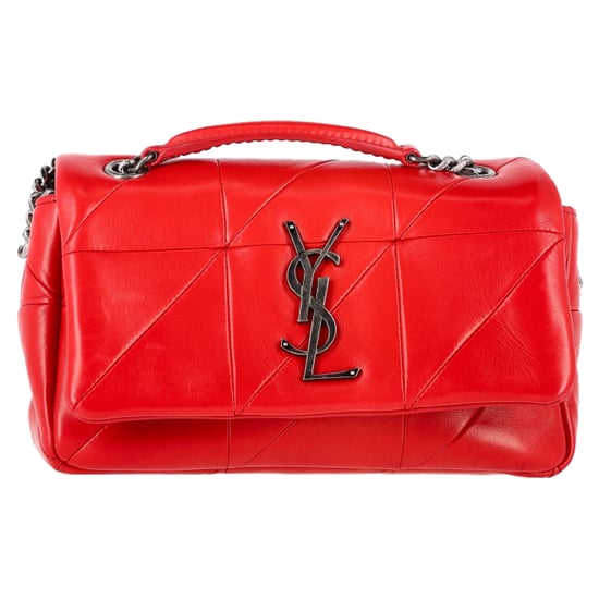 Saint Laurent Small Jamie Flap Shoulder Bag in Red Leather - Image 1