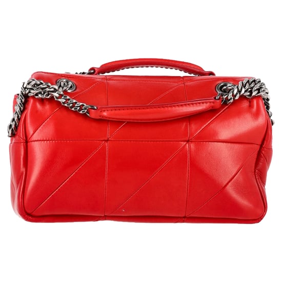 Saint Laurent Small Jamie Flap Shoulder Bag in Red Leather - Image 3