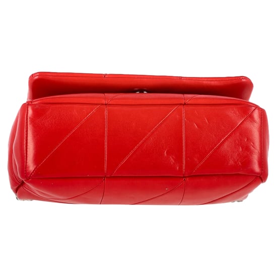 Saint Laurent Small Jamie Flap Shoulder Bag in Red Leather - Image 4