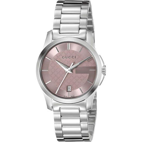 Gucci G-Timeless YA126524 Ladies Watch with Pink Dial - Image 1