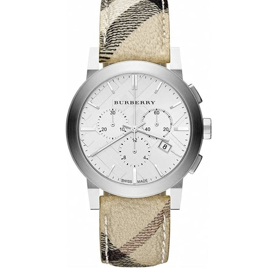 Burberry BU9360 Men's Trendy Chronograph Watch with Nova Check Design - Image 1