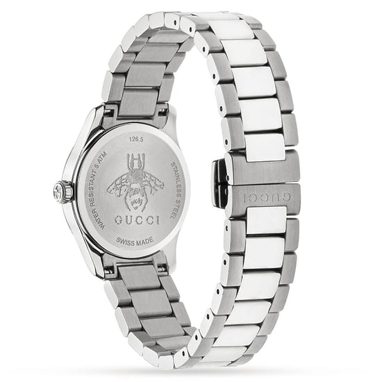 Gucci G-Timeless 27mm Ladies Pink Dial Watch - Stylish and Elegant Timepiece - Image 2