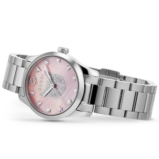 Gucci G-Timeless 27mm Ladies Pink Dial Watch - Stylish and Elegant Timepiece - Image 5