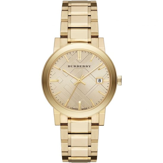 Burberry BU9033 The City Unisex Watch in Yellow Gold - Image 1