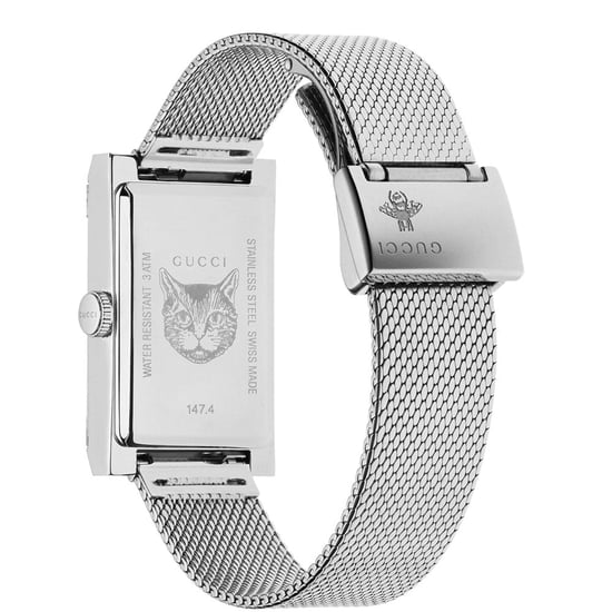 Gucci G-frame dameshorloge YA147401 - Elegant zilver horloge - Image 5