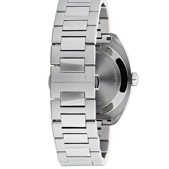 Gucci YA142303 Men's Quartz Watch with Blue Dial and Stainless Steel Bracelet - Image 2