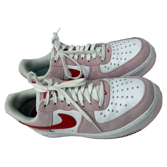 Nike Air Force 1 Low "Valentine's Day Love Letter" Sneakers in Pink Suede - Image 5