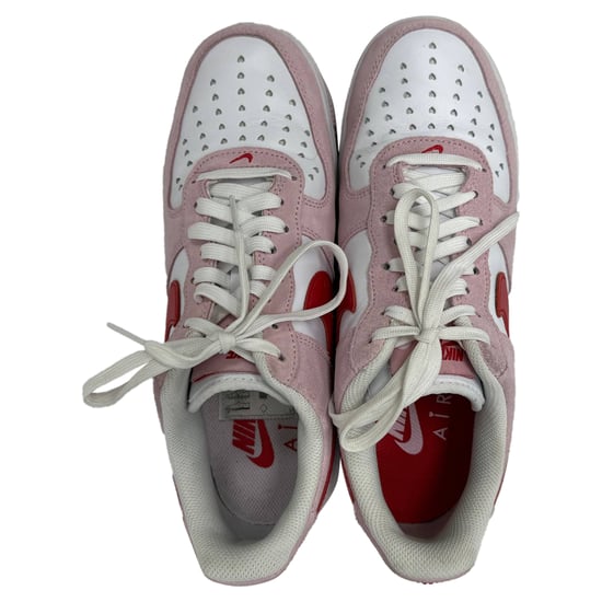 Nike Air Force 1 Low "Valentine's Day Love Letter" Sneakers in Pink Suede - Image 6