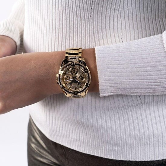 Stunning Guess GW0464L2 Queen Women's Gold Watch - Image 3
